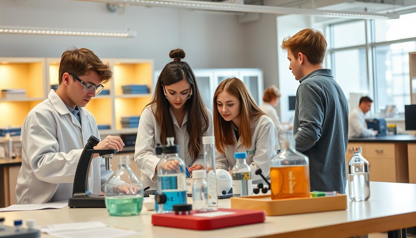 Structured study materials and learning resources on a desk